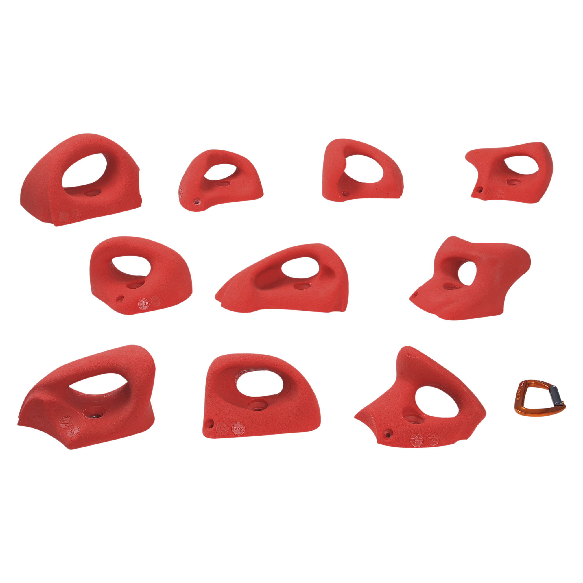 Climbing holds set Essential Jugs XL