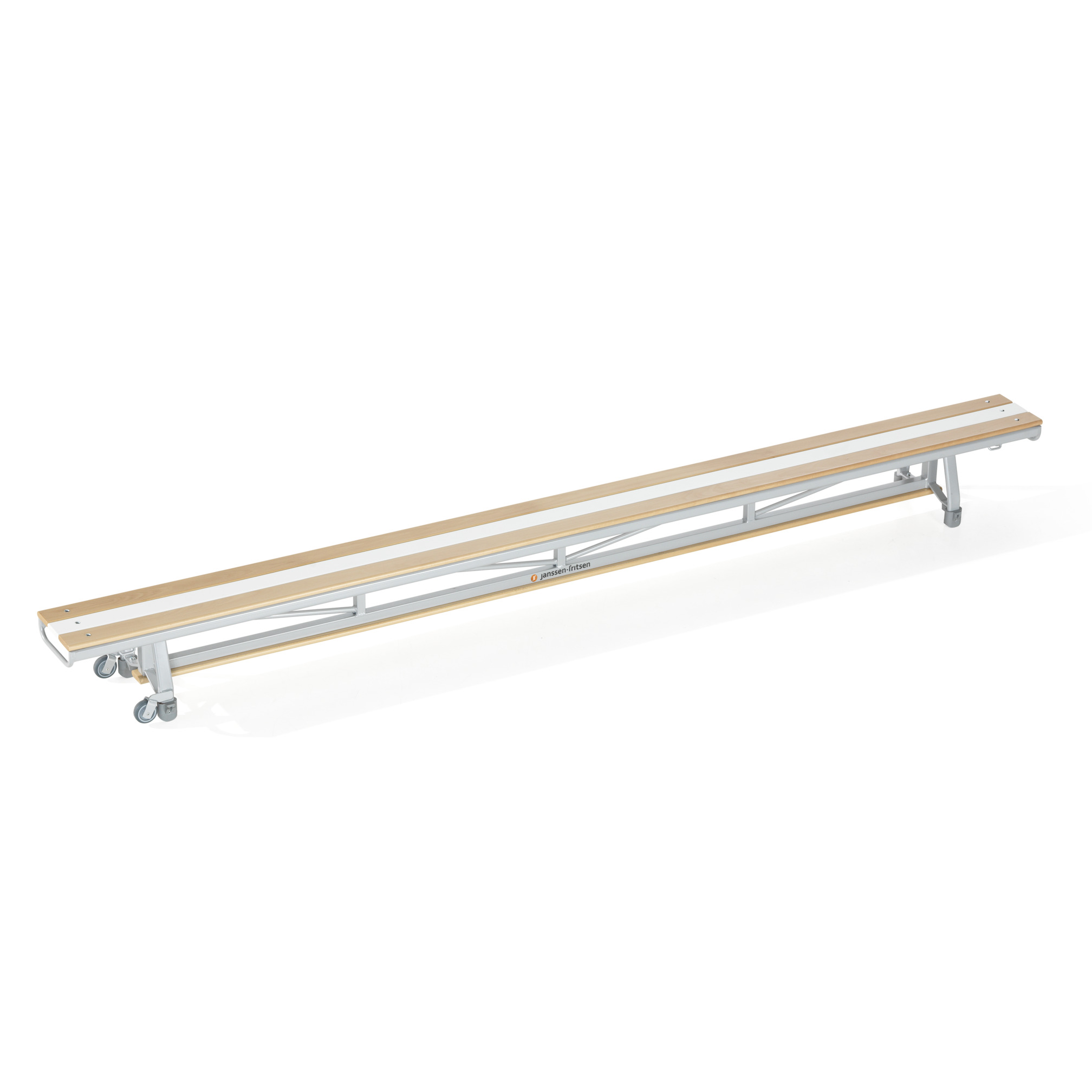 Gym bench, 360 cm, with balancing slat, 7 cm, Janssen-Fritsen