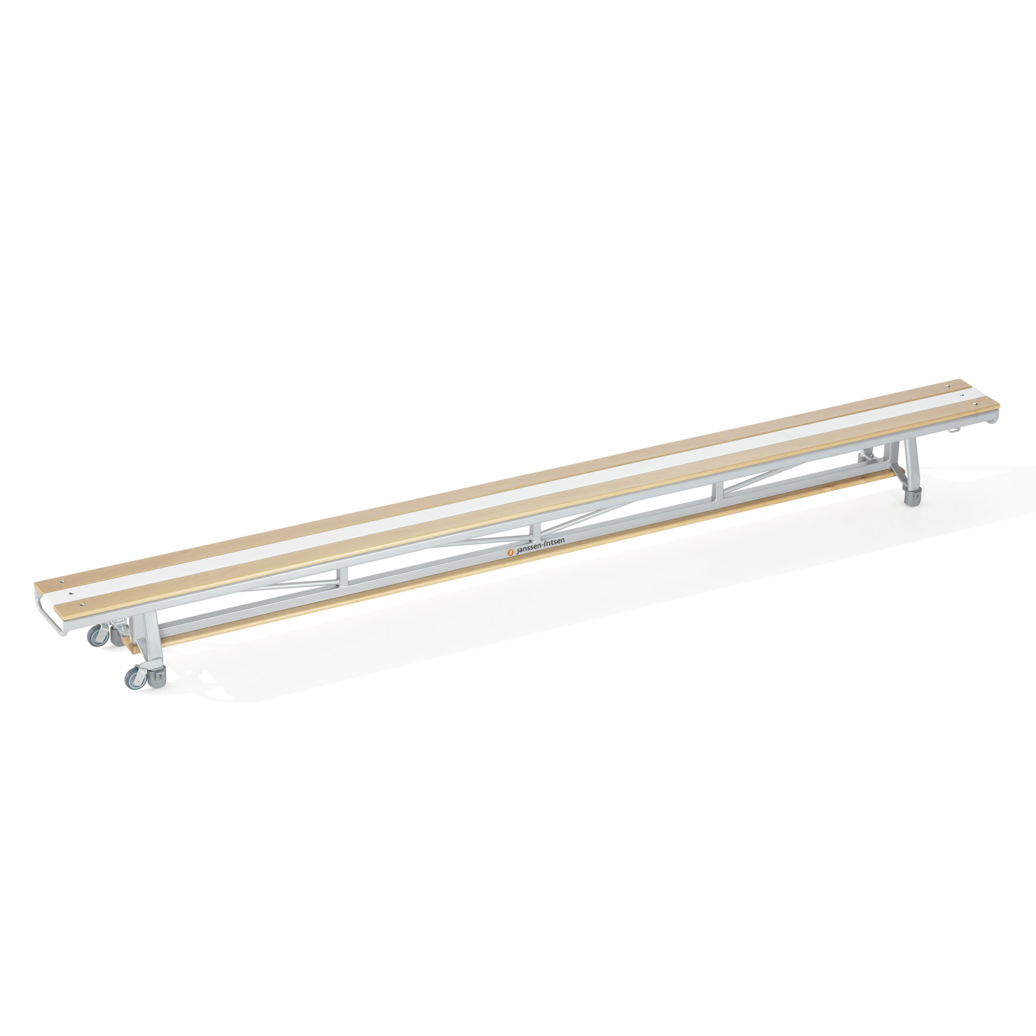 Gym bench, 360 cm, with balancing slat, 10 cm, Janssen-Fritsen