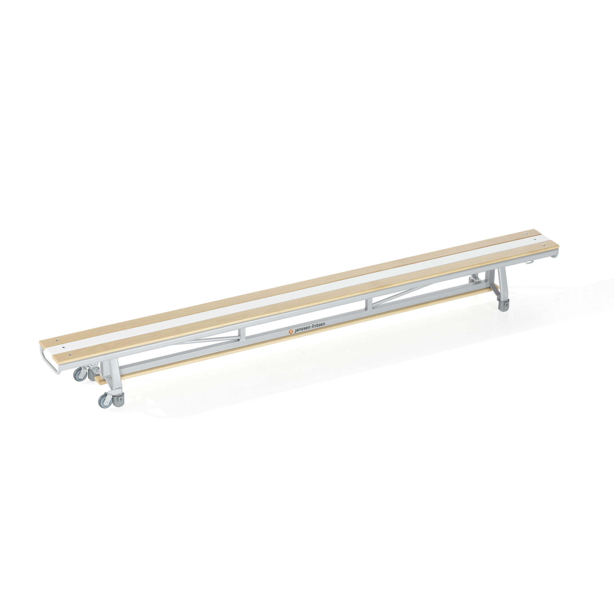 Gym bench, 300 cm, with balancing slat, 7 cm, Janssen-Fritsen