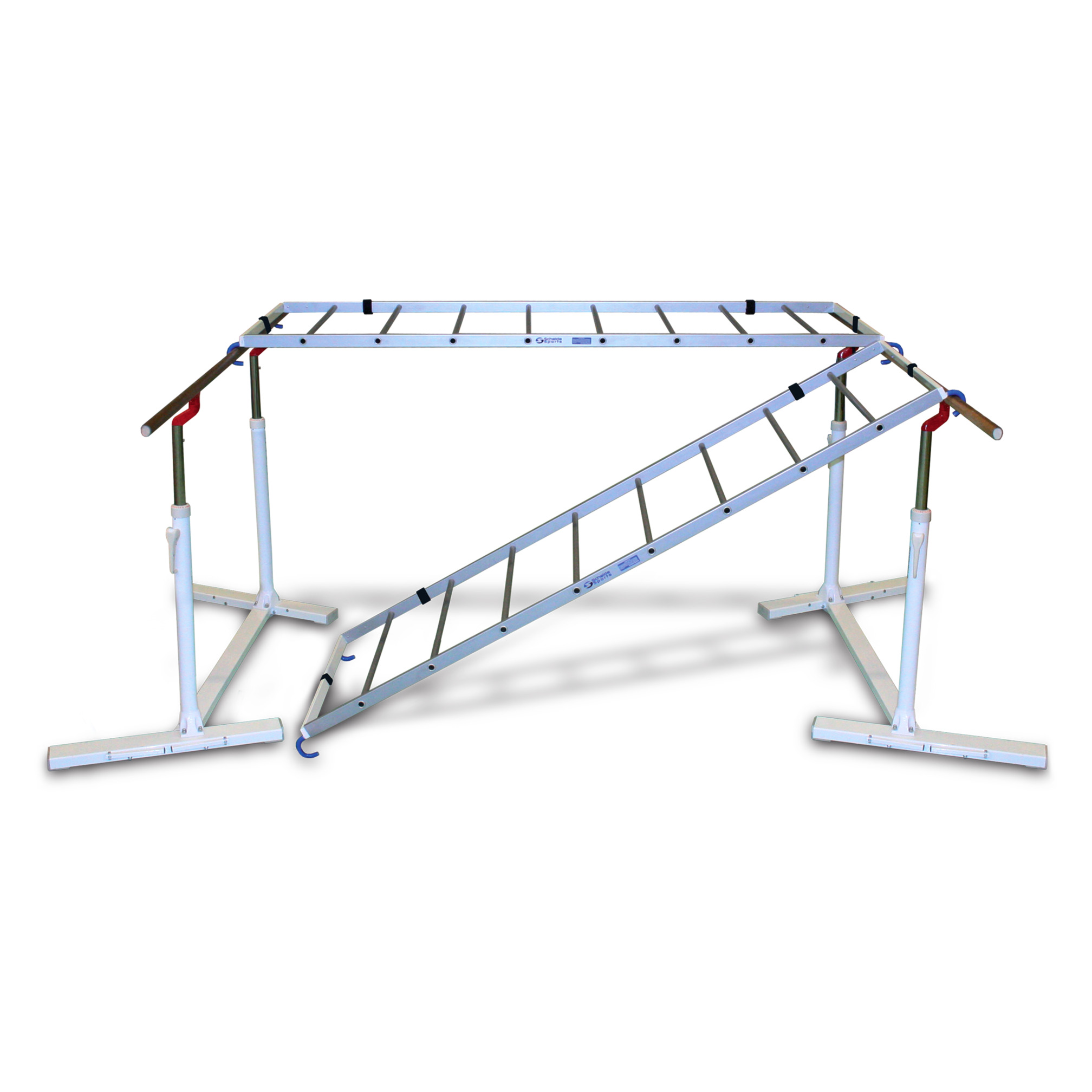 Extra-wide aluminium ladder