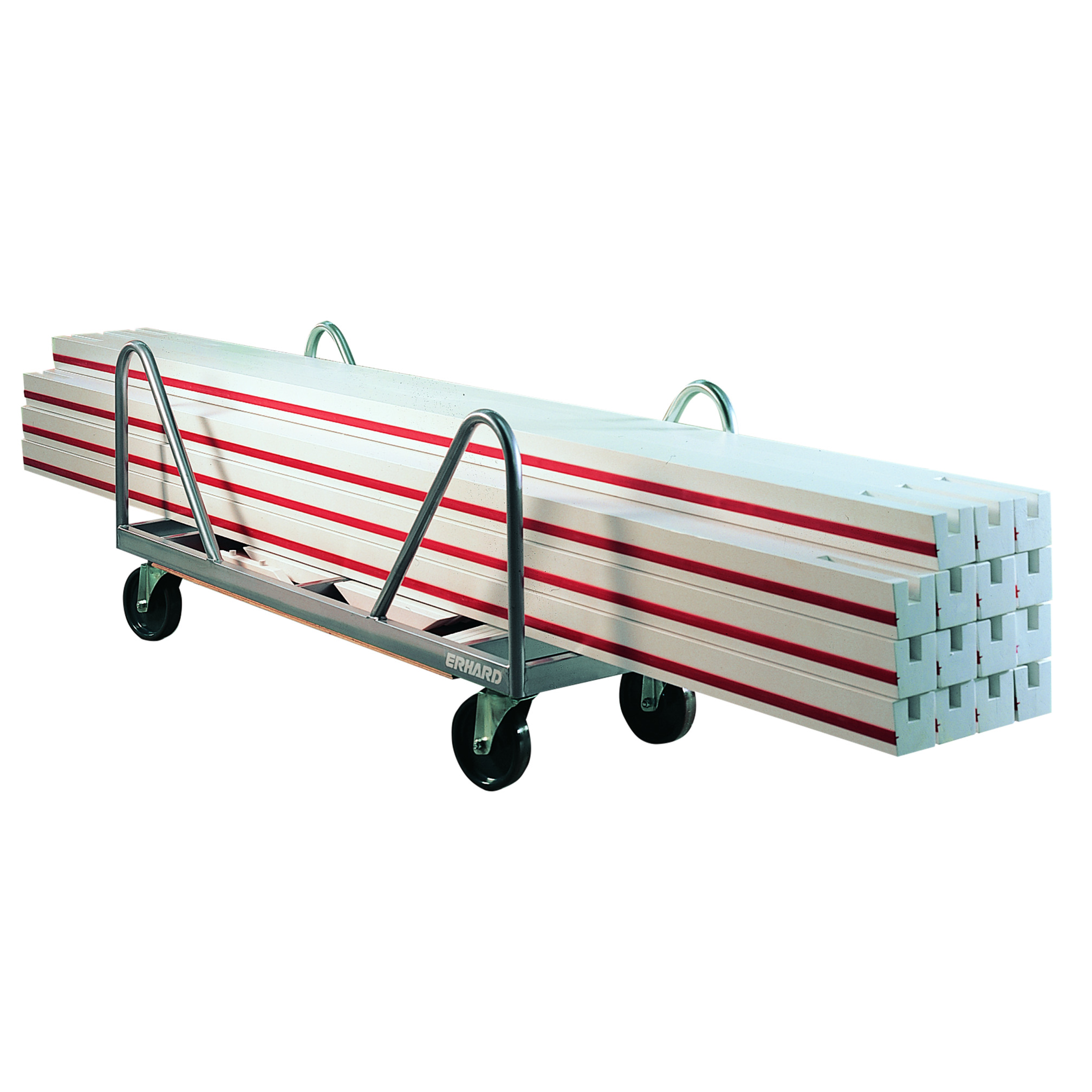 Transport cart for hockey boards