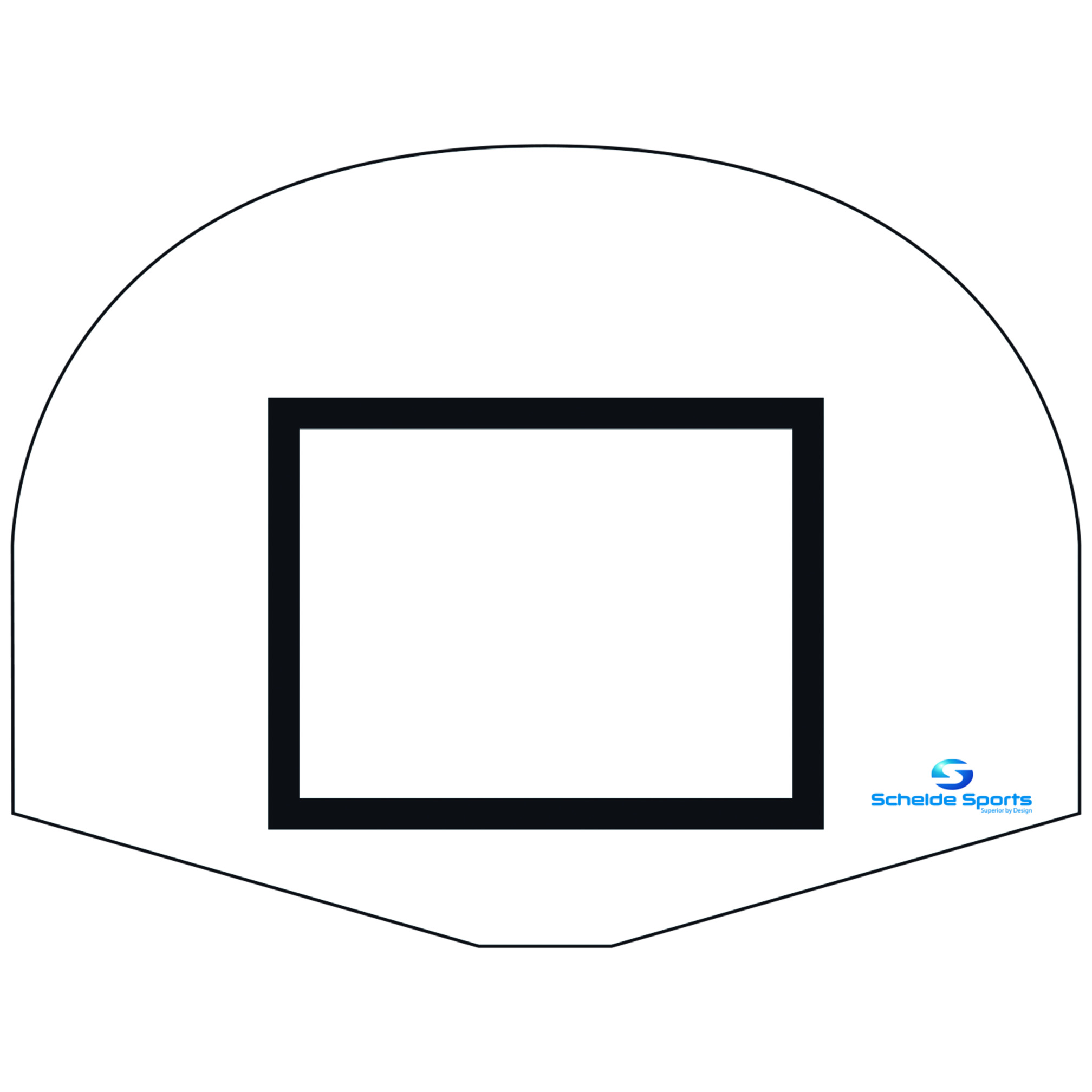 Basketball board 120x90 cm Street