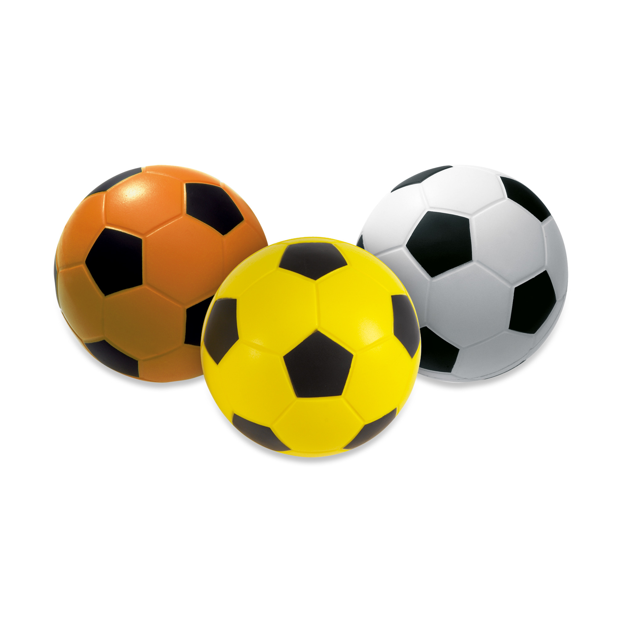 Football foam with skin, yellow/black