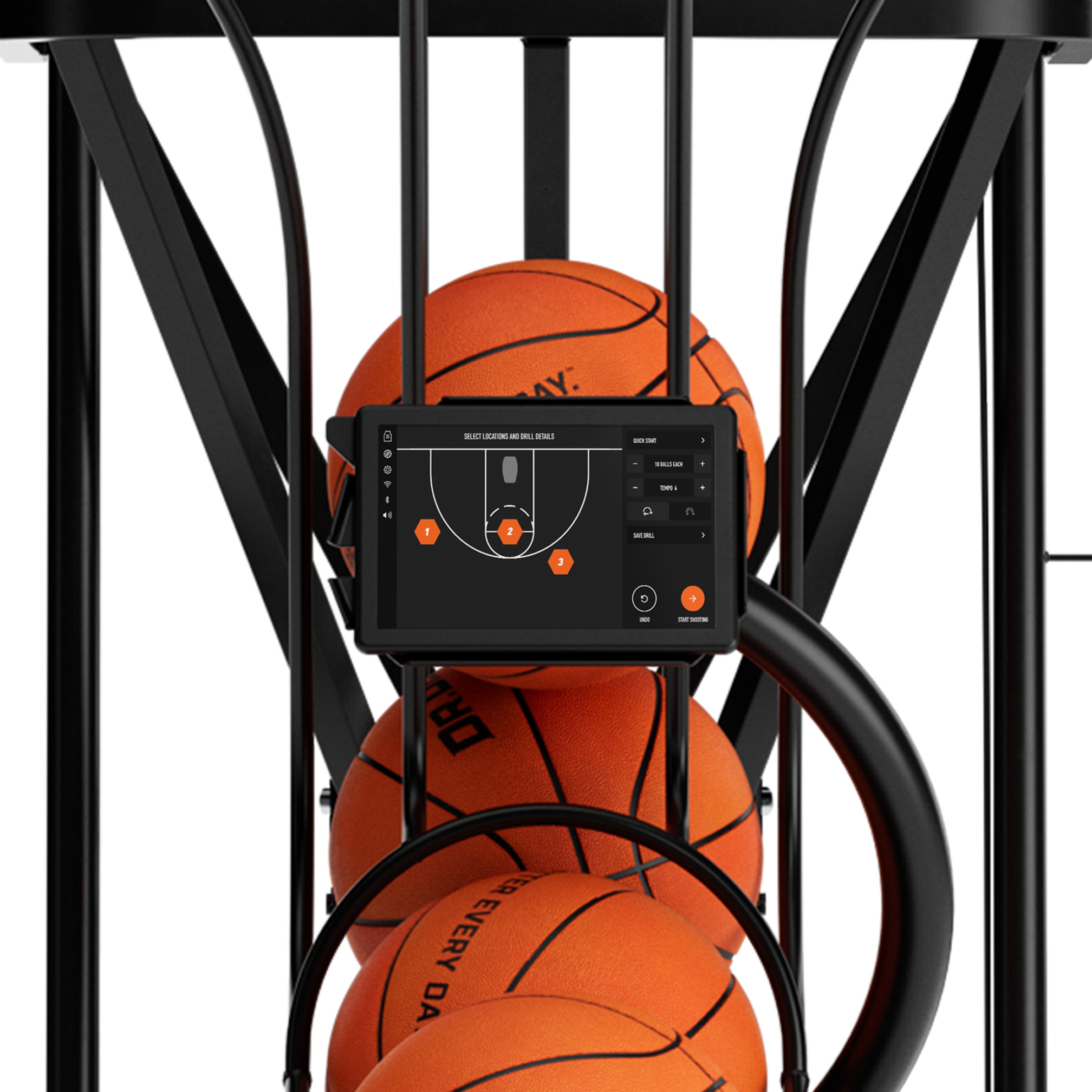 Dr.Dish Rebel+ basketball training machine