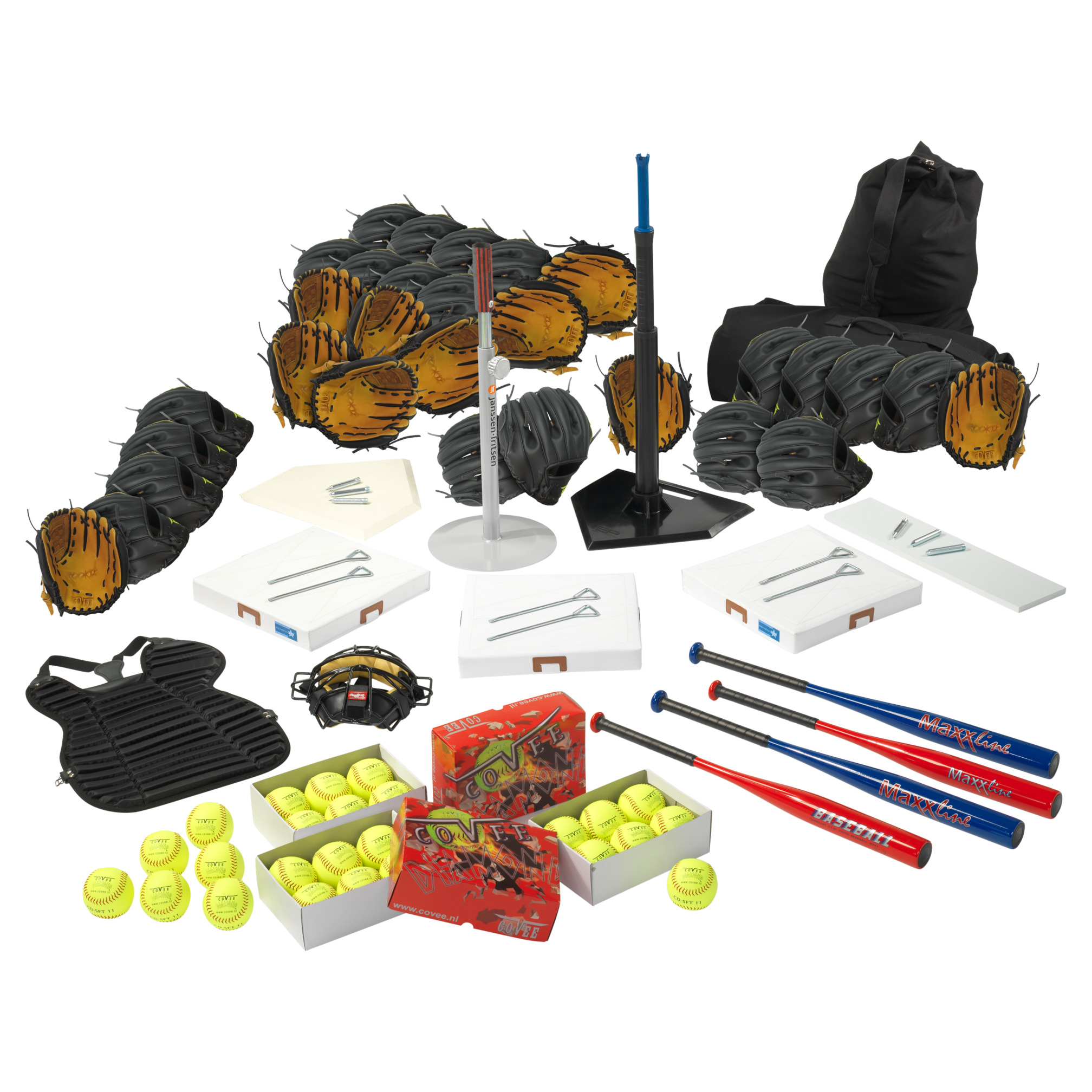 Value-for-money outdoor Soft/Baseball set